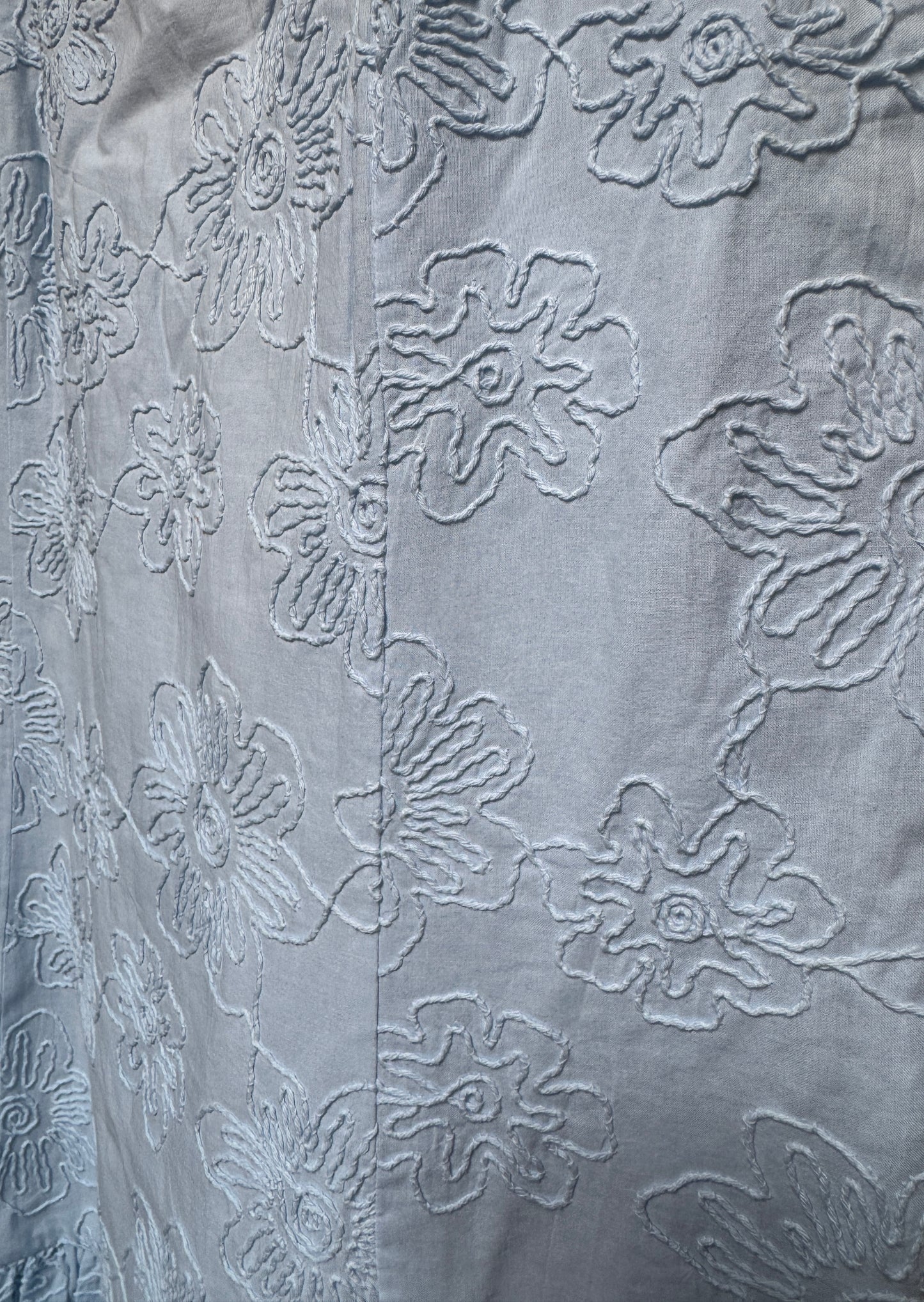 Light Blue Embroidered Sundress