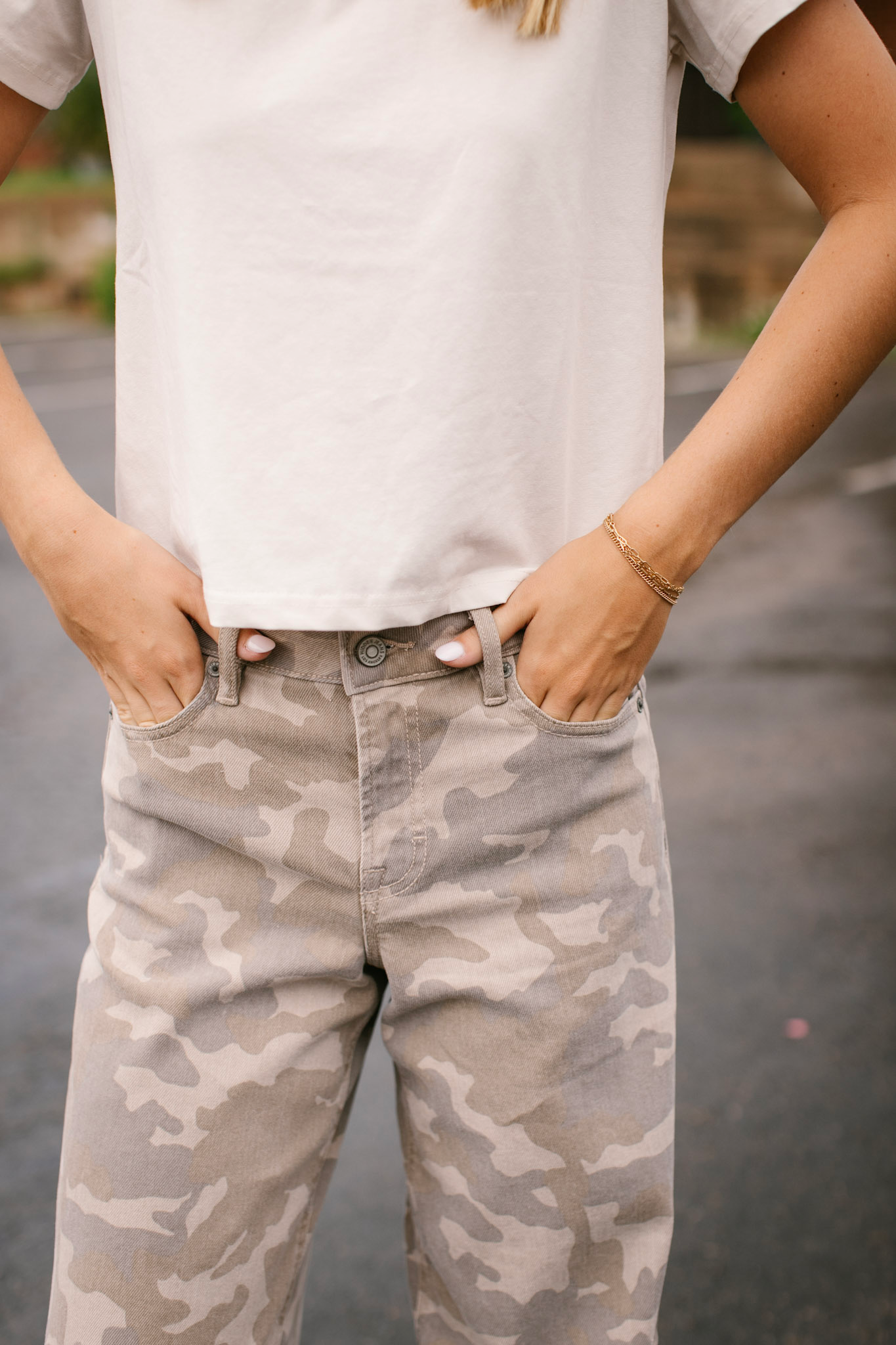 NORI Tan Camo Jean