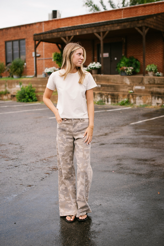 NORI Tan Camo Jean