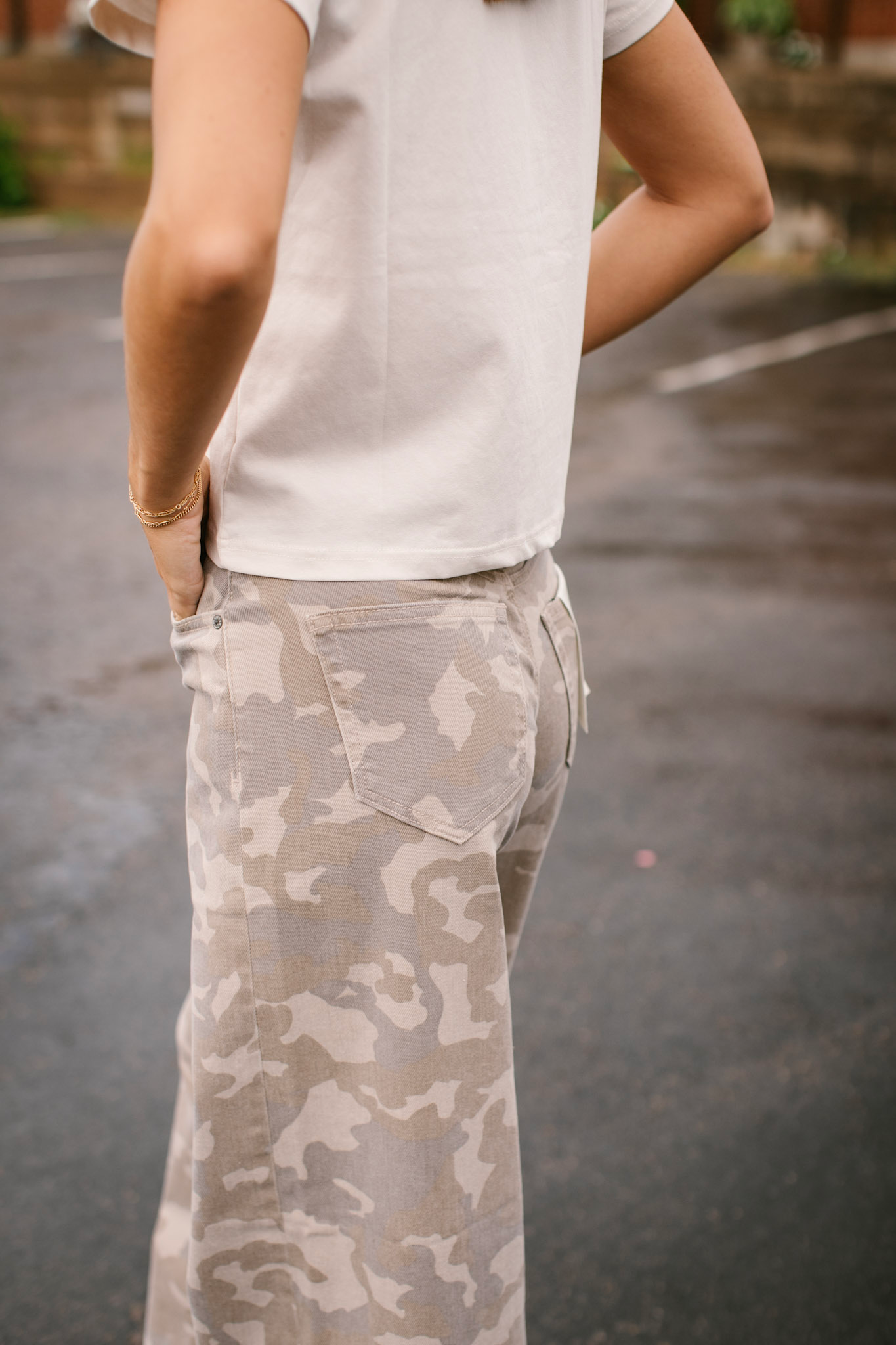 NORI Tan Camo Jean