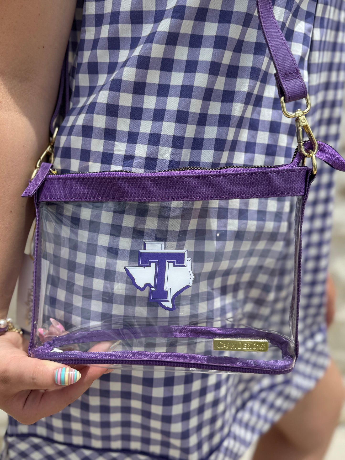 Clear Tarleton Crossbody Bag