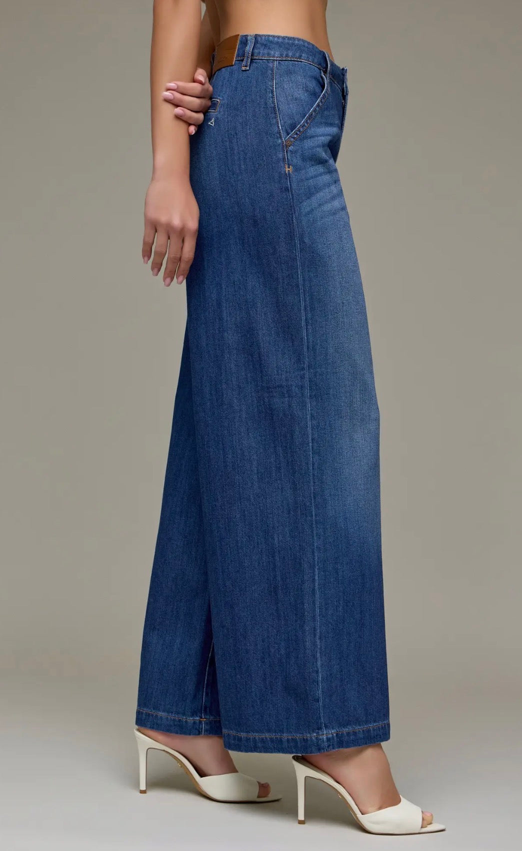 NORI Dark Super Wide Leg Jeans